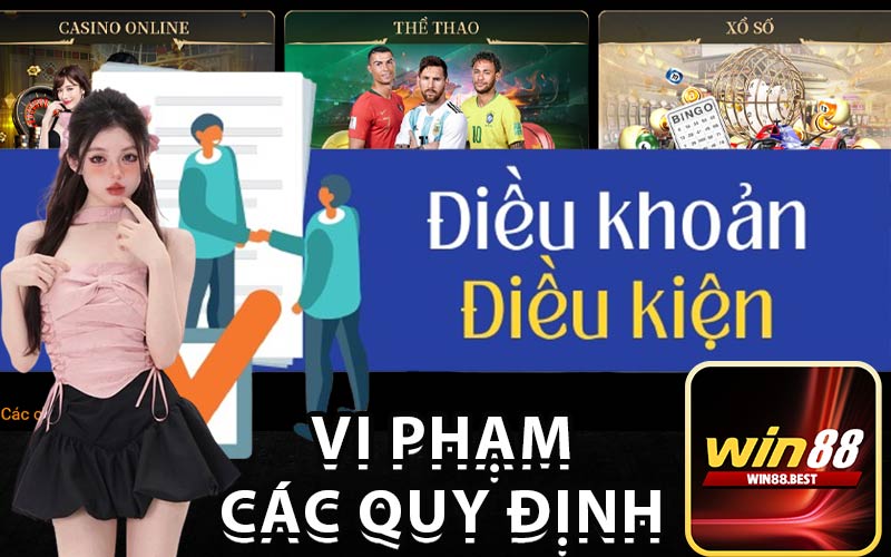 Vi phạm các quy định