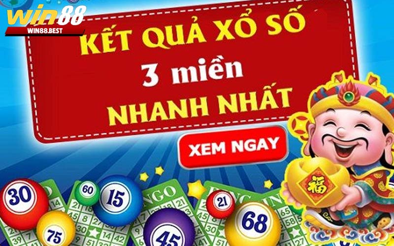 Top các loại hình xổ số kiến thiết 3 miền WIN88